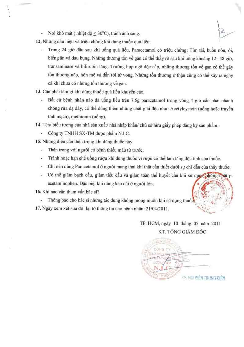 thông tin, cách dùng, giá thuốc Phaanedol - ảnh 4