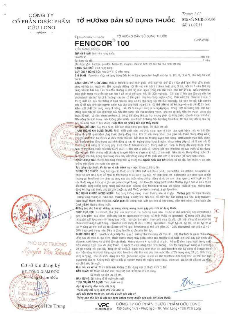 thông tin, cách dùng, giá thuốc Fenocor 100 - ảnh 2