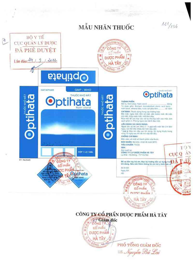 thông tin, cách dùng, giá thuốc Optihata - ảnh 0