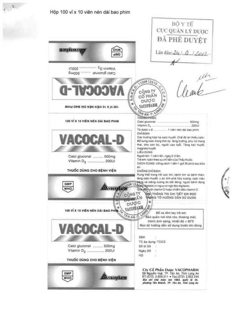 thông tin, cách dùng, giá thuốc Vacocal-D - ảnh 0
