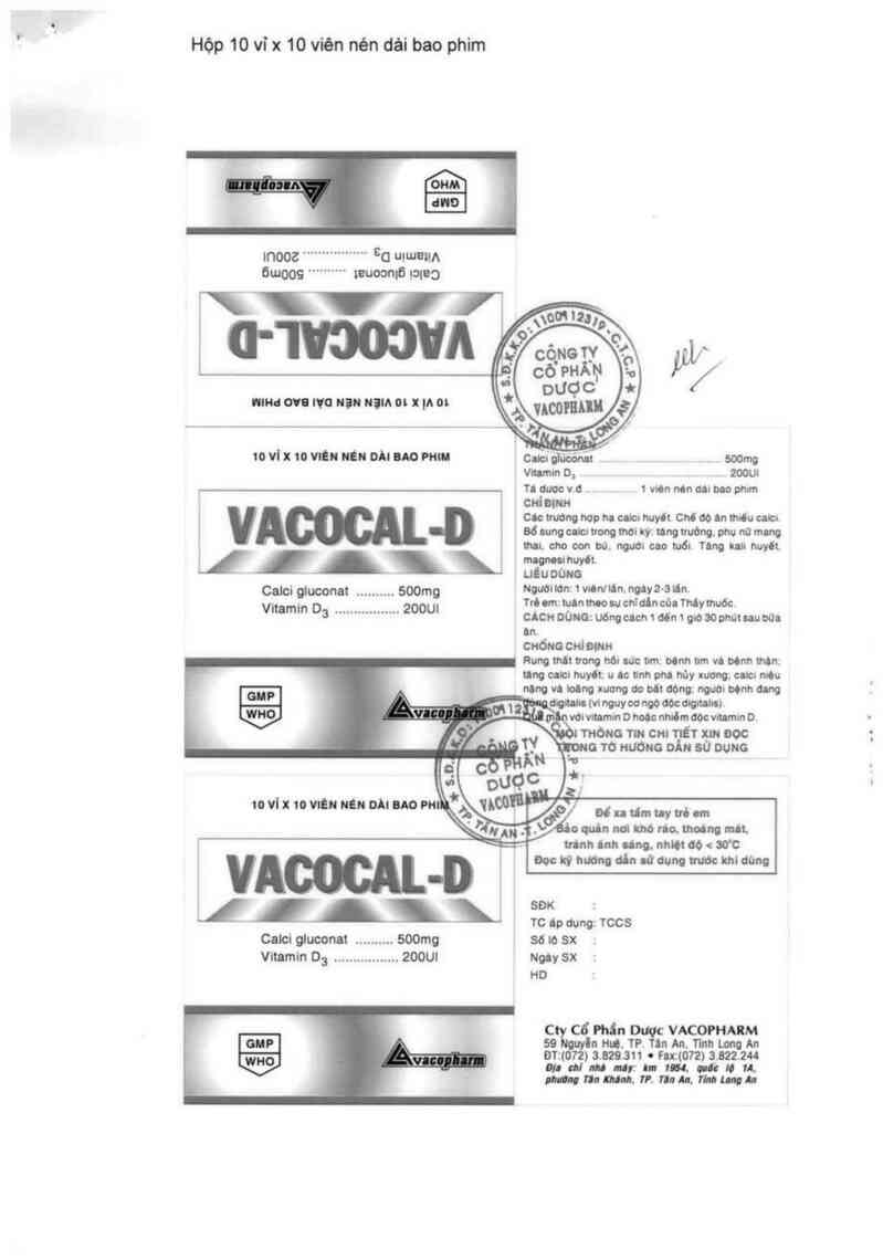 thông tin, cách dùng, giá thuốc Vacocal-D - ảnh 1