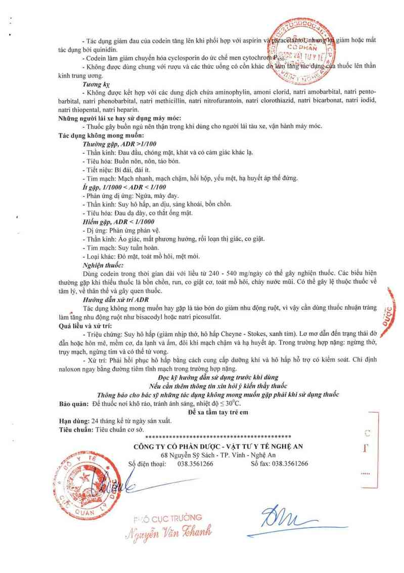 thông tin, cách dùng, giá thuốc Vinacode - ảnh 4