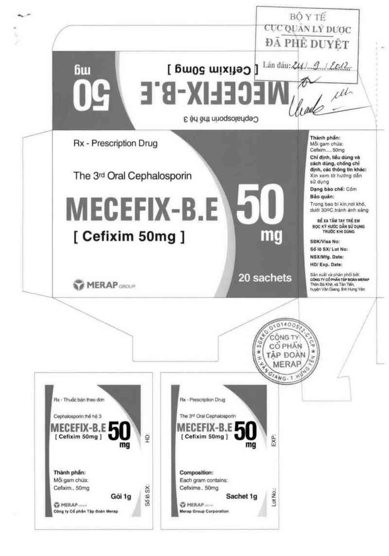 thông tin, cách dùng, giá thuốc Mecefix-B.E - ảnh 0