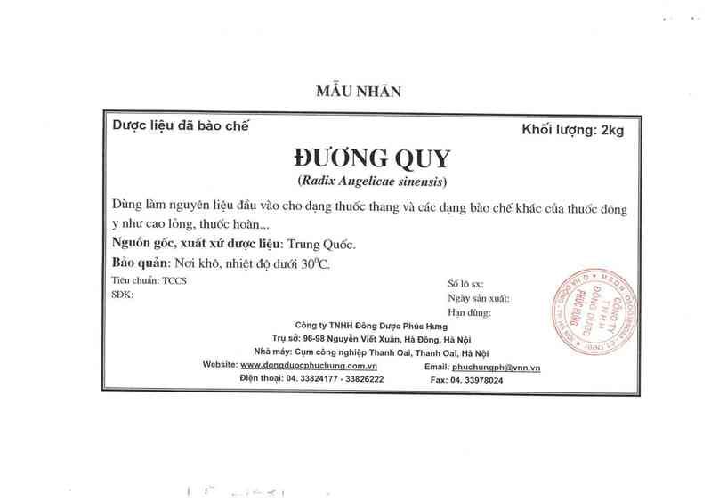 thông tin, cách dùng, giá thuốc Đương quy - ảnh 4