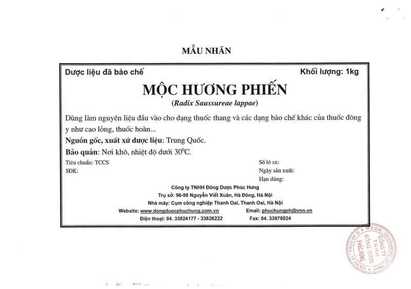 thông tin, cách dùng, giá thuốc Mộc hương phiến - ảnh 10