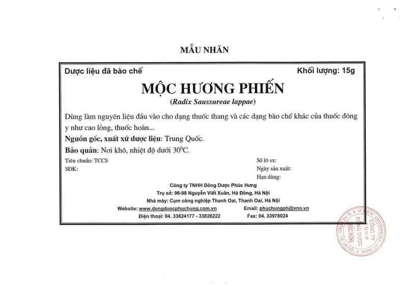 thông tin, cách dùng, giá thuốc Mộc hương phiến - ảnh 2