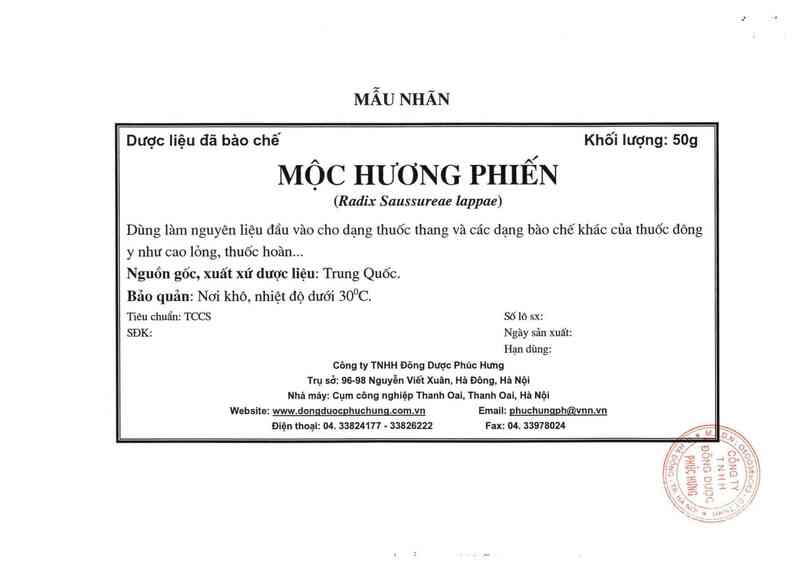 thông tin, cách dùng, giá thuốc Mộc hương phiến - ảnh 6