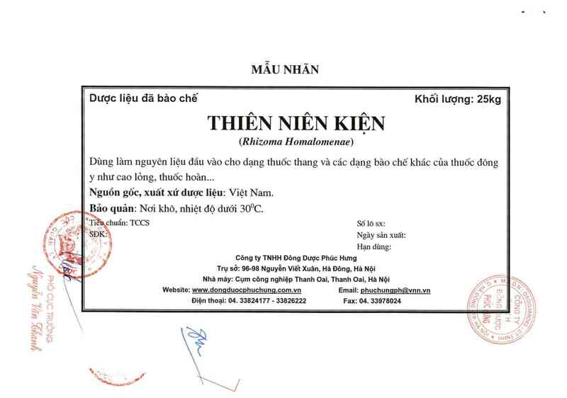 thông tin, cách dùng, giá thuốc Thiên niên kiện - ảnh 17