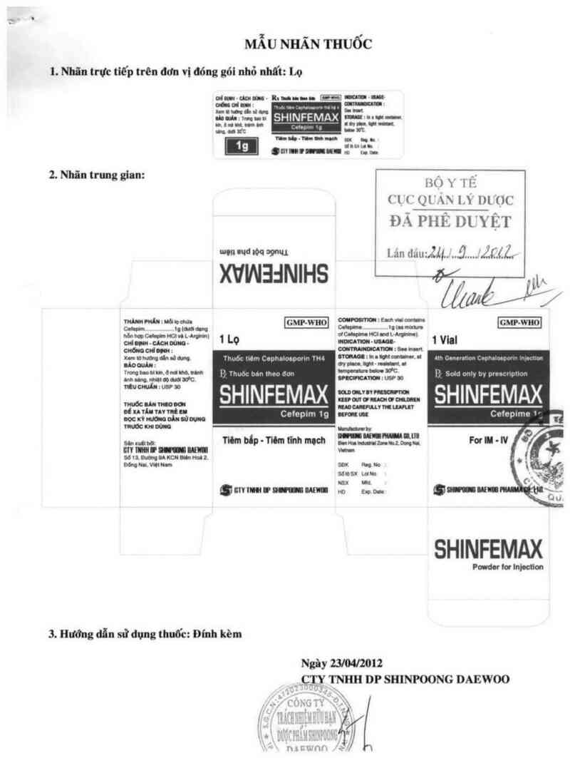 thông tin, cách dùng, giá thuốc Shinfemax - ảnh 0
