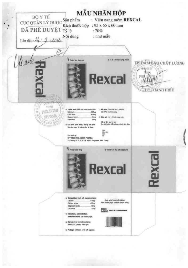 thông tin, cách dùng, giá thuốc Rexcal - ảnh 0