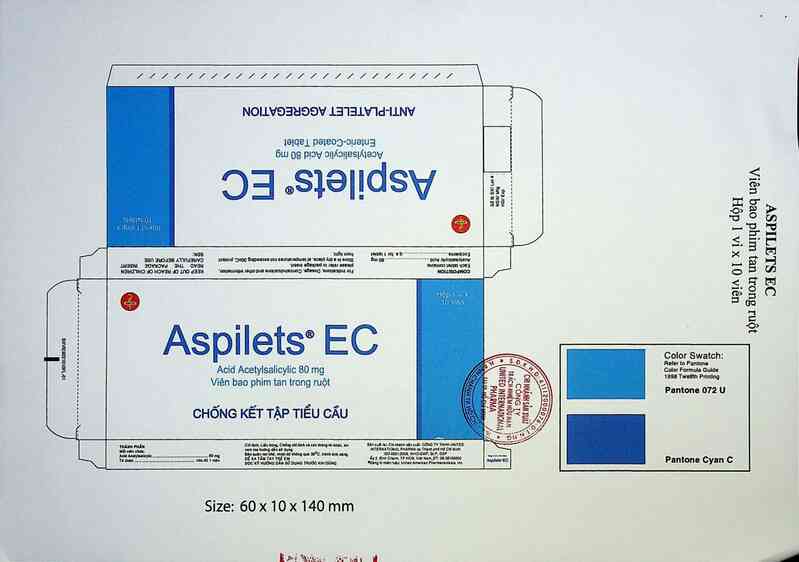 thông tin, cách dùng, giá thuốc Aspilets EC - ảnh 2