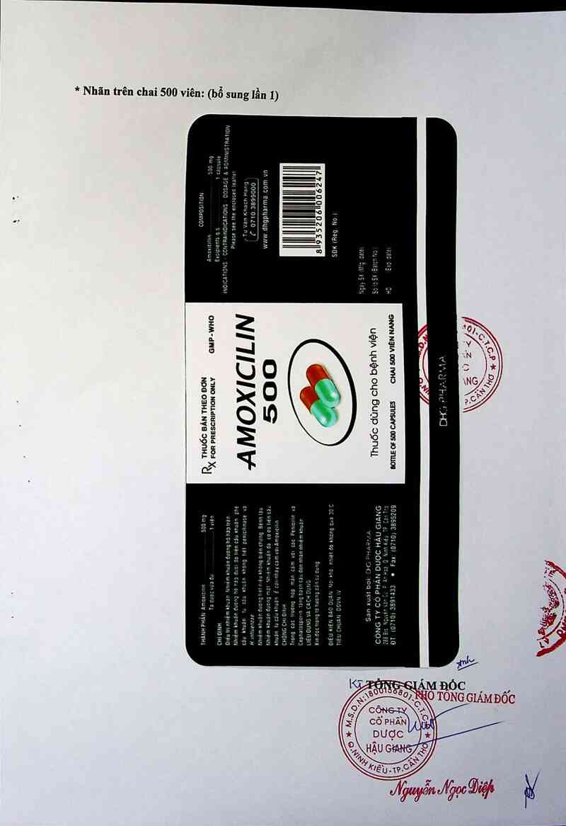 thông tin, cách dùng, giá thuốc Amoxicilin 500 - ảnh 4
