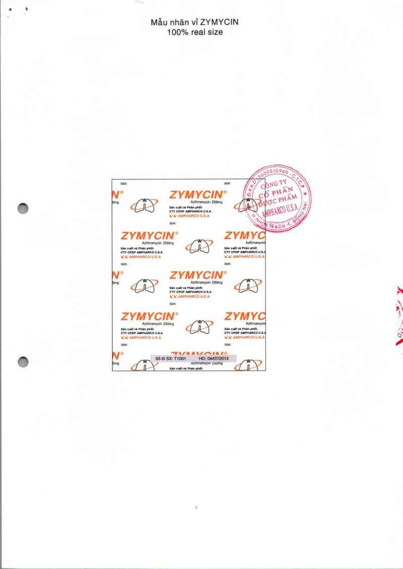 thông tin, cách dùng, giá thuốc Zymycin - ảnh 2