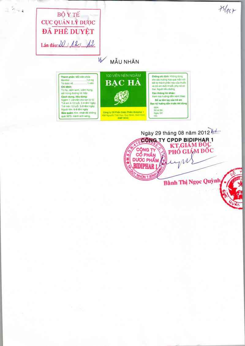 thông tin, cách dùng, giá thuốc Bạc hà - ảnh 0