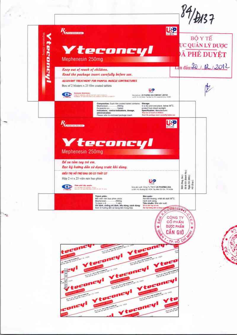 thông tin, cách dùng, giá thuốc Yteconcyl - ảnh 0