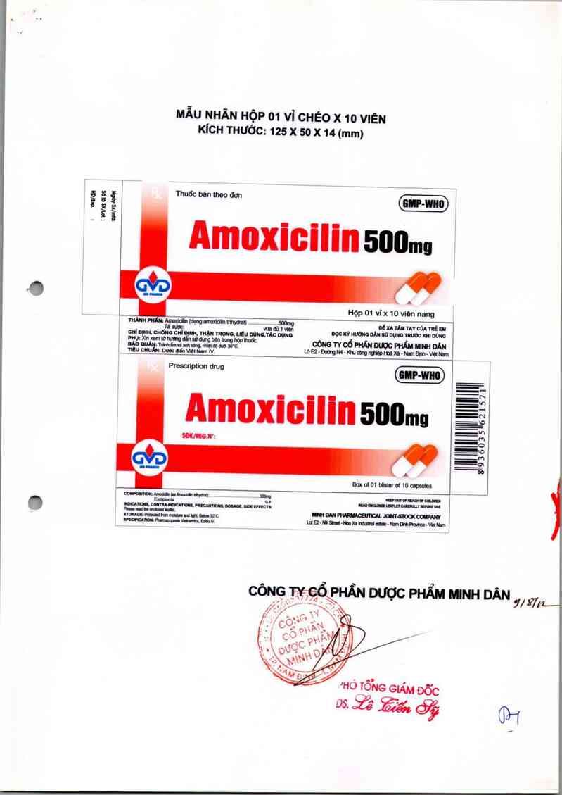 thông tin, cách dùng, giá thuốc Amoxicilin 500mg - ảnh 4