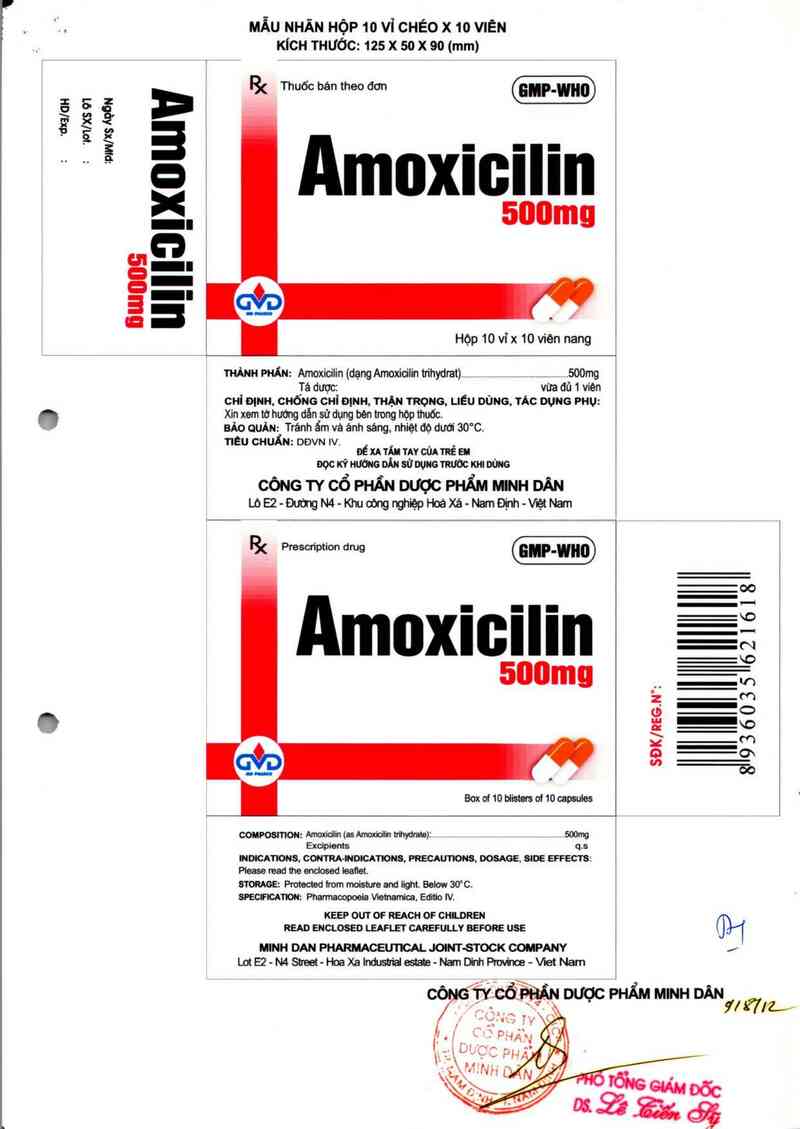 thông tin, cách dùng, giá thuốc Amoxicilin 500mg - ảnh 6
