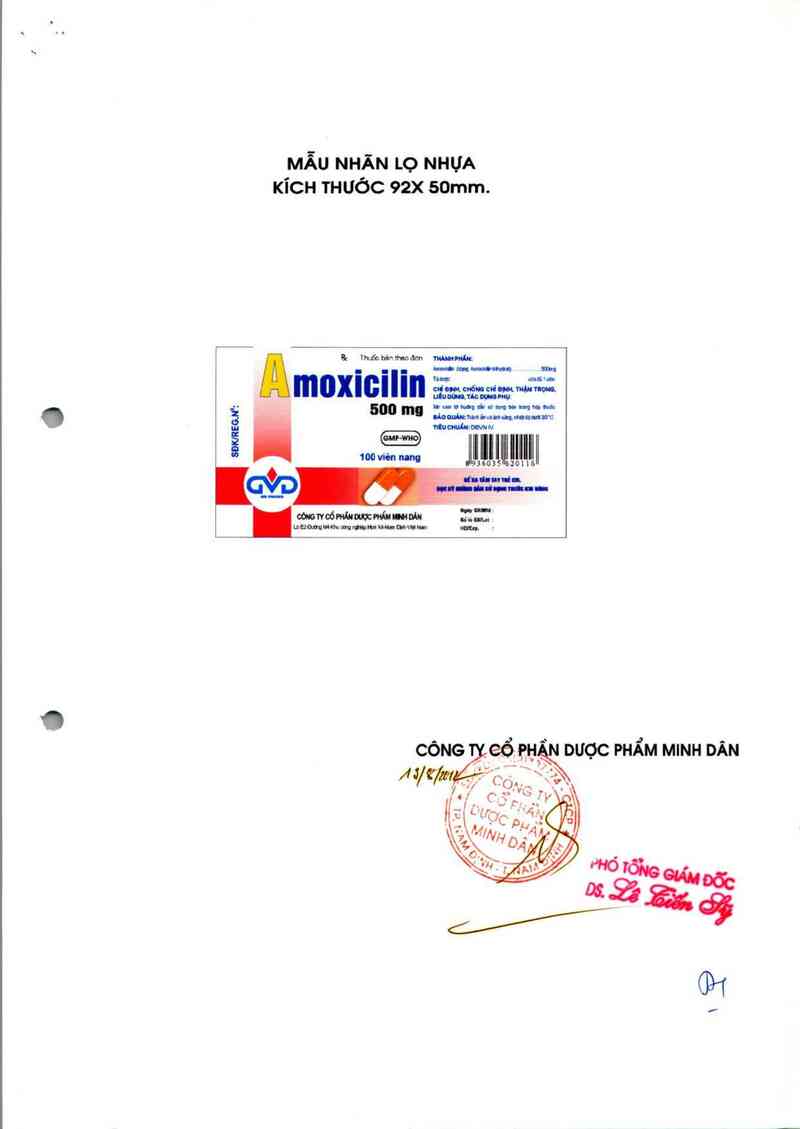 thông tin, cách dùng, giá thuốc Amoxicilin 500mg - ảnh 8