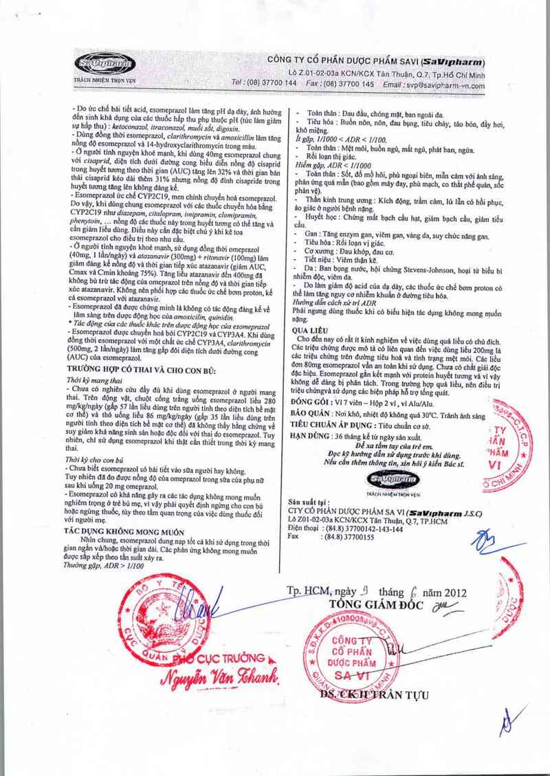 thông tin, cách dùng, giá thuốc Leninrazol 40 - ảnh 3
