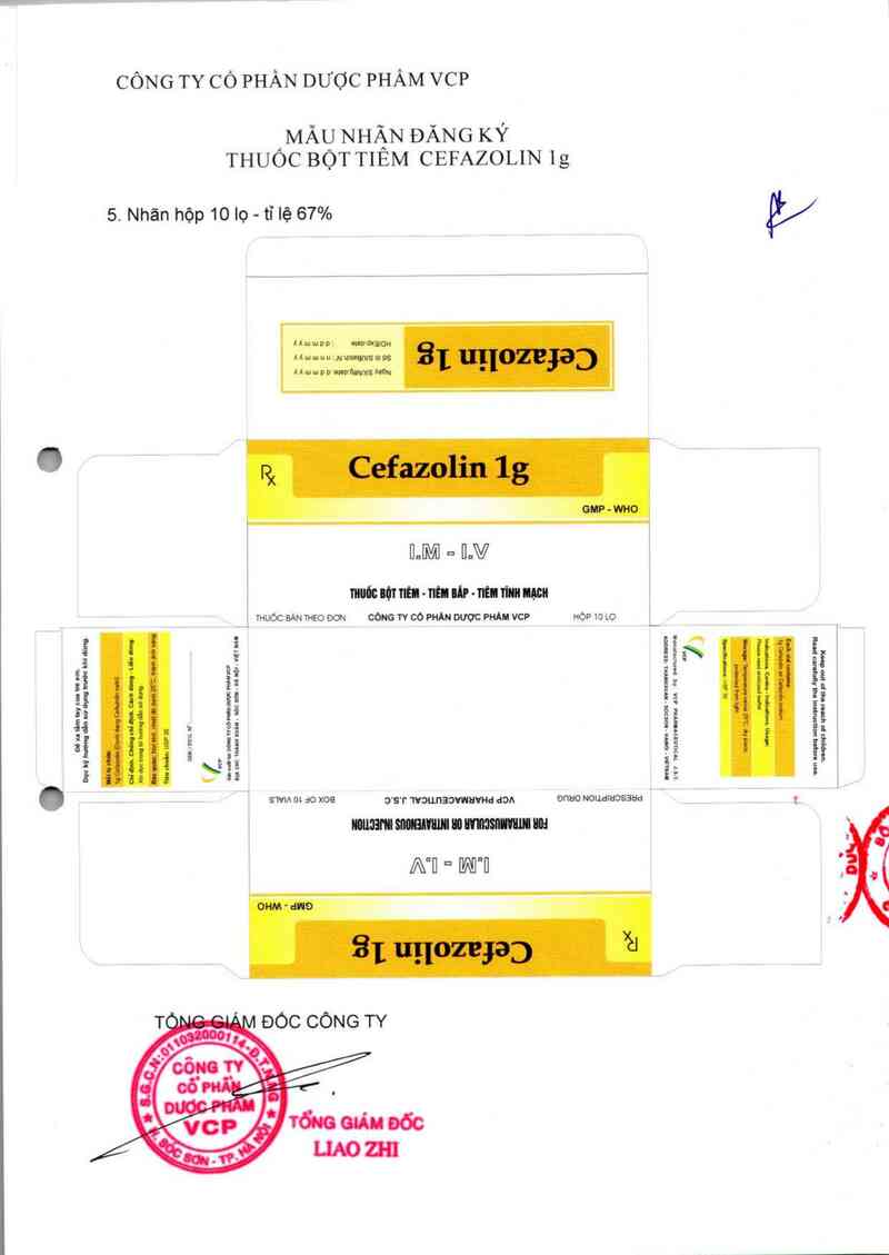 thông tin, cách dùng, giá thuốc Cefazolin 1g - ảnh 3