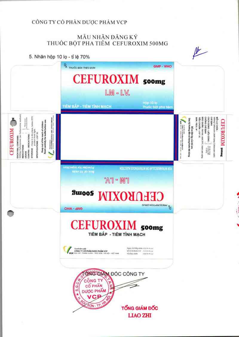 thông tin, cách dùng, giá thuốc Cefuroxim 500 mg - ảnh 1