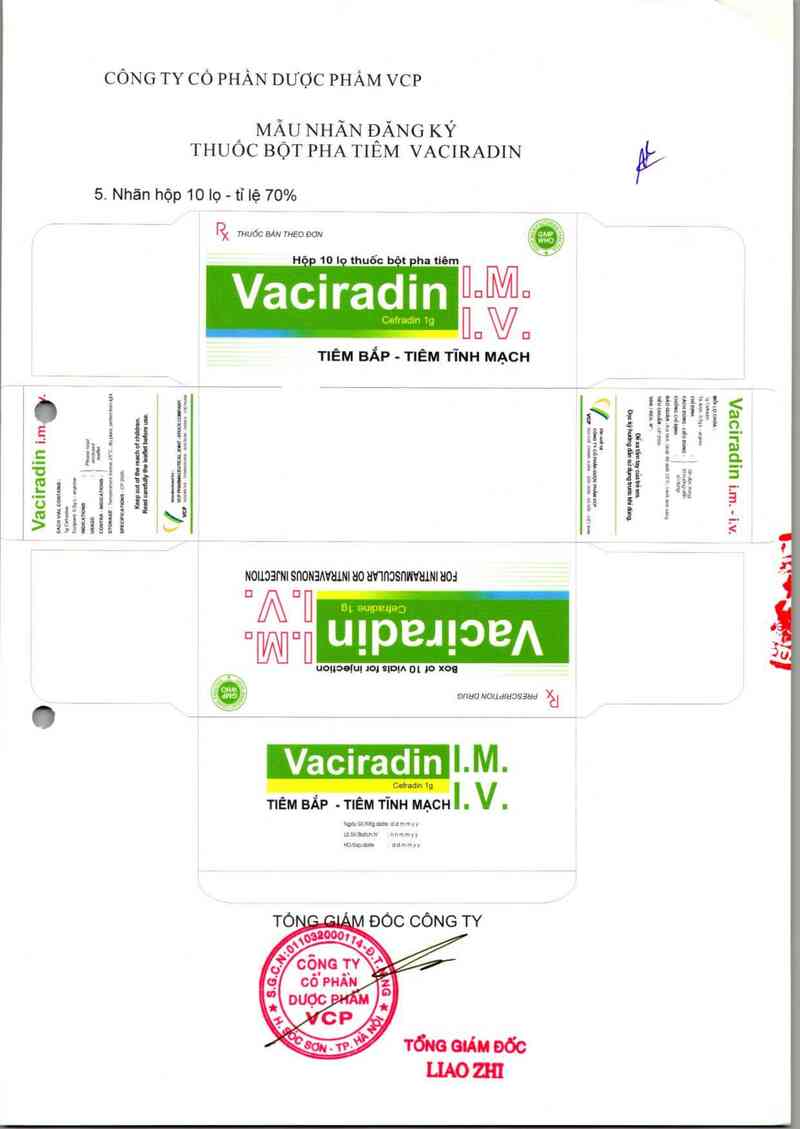 thông tin, cách dùng, giá thuốc Vaciradin - ảnh 3