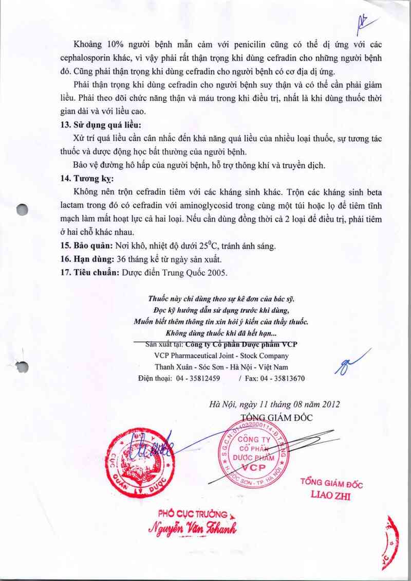 thông tin, cách dùng, giá thuốc Vaciradin - ảnh 8