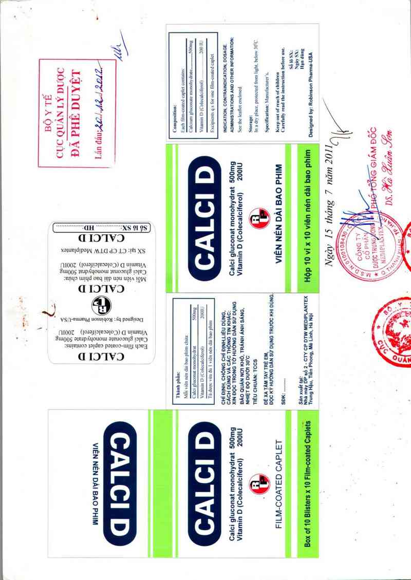 thông tin, cách dùng, giá thuốc Calci D - ảnh 0