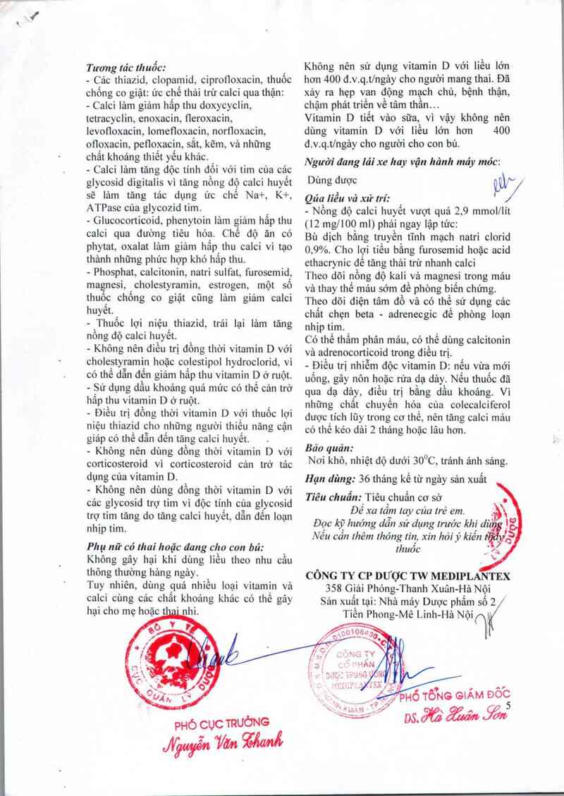 thông tin, cách dùng, giá thuốc Calci D - ảnh 2