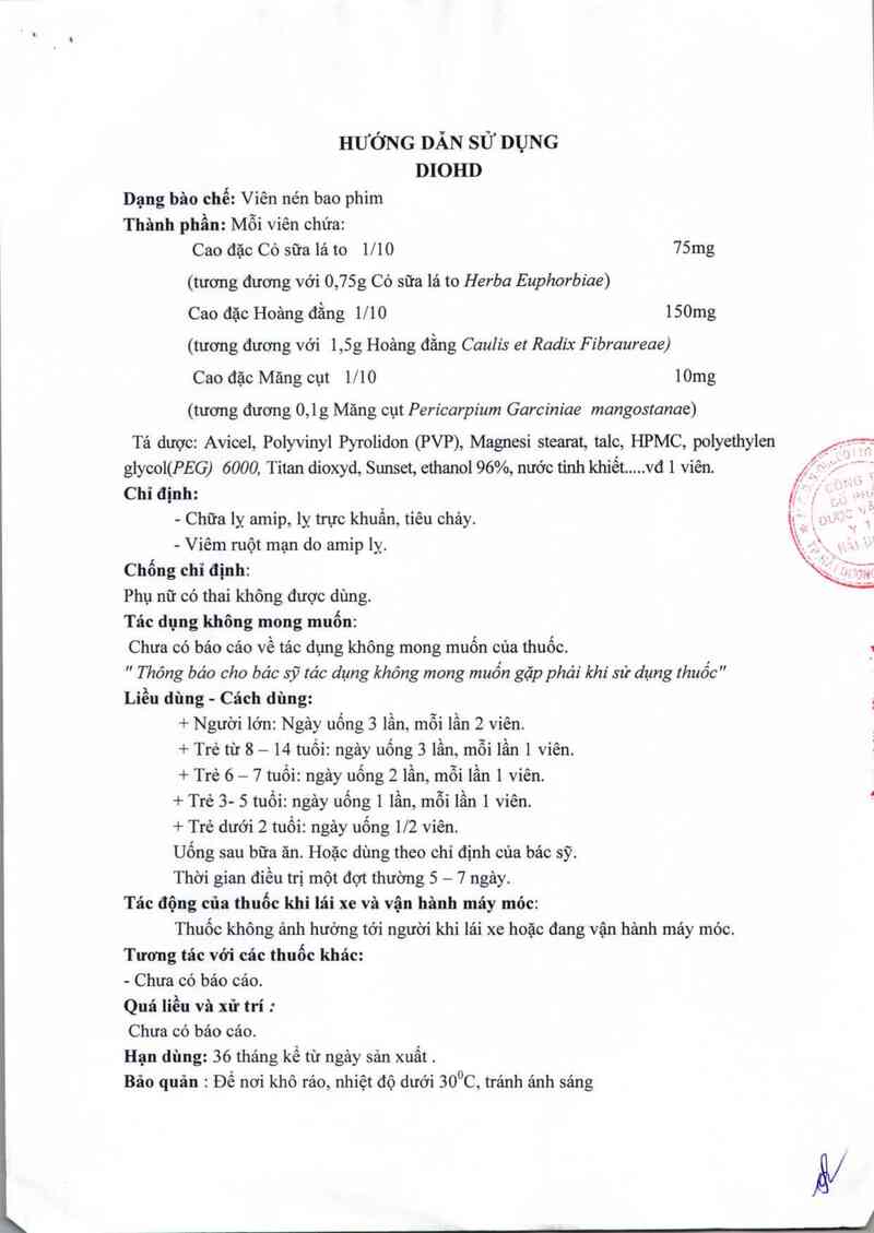 thông tin, cách dùng, giá thuốc Diohd - ảnh 3