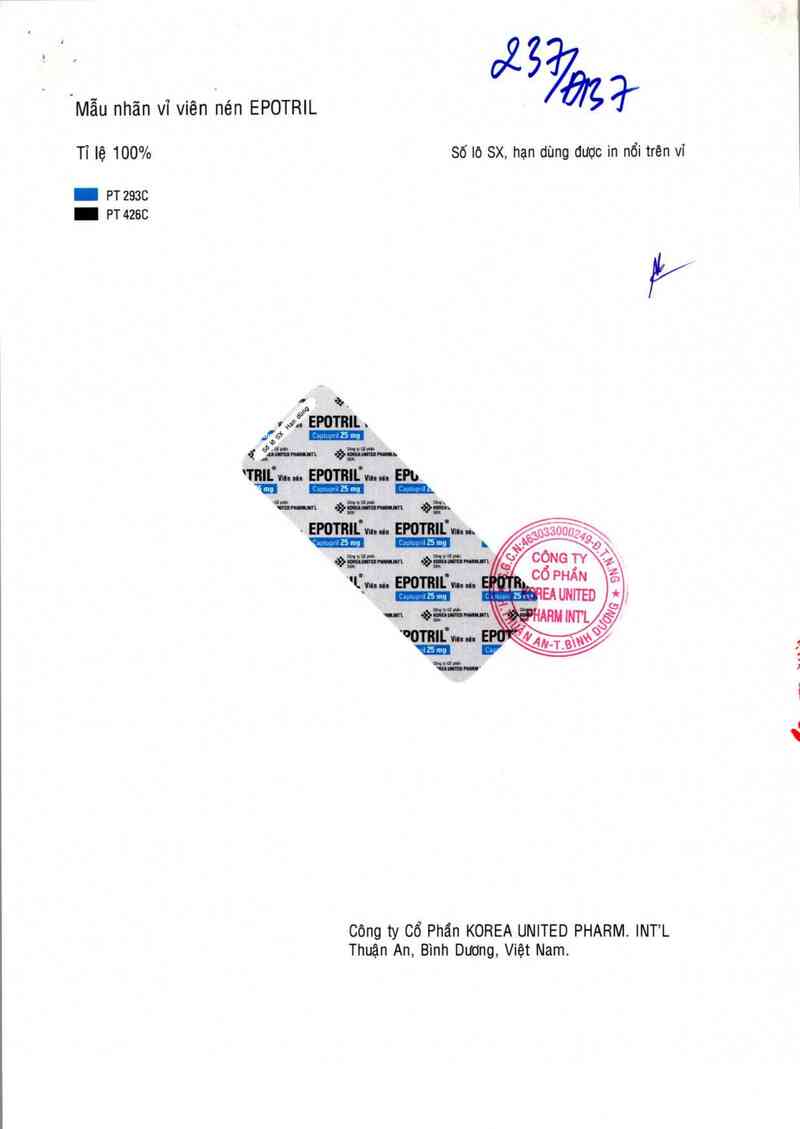 thông tin, cách dùng, giá thuốc Epotril - ảnh 1