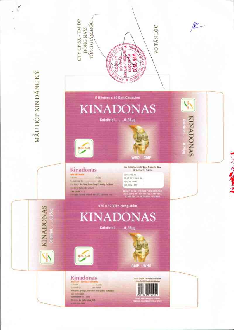 thông tin, cách dùng, giá thuốc Kinadonas - ảnh 2