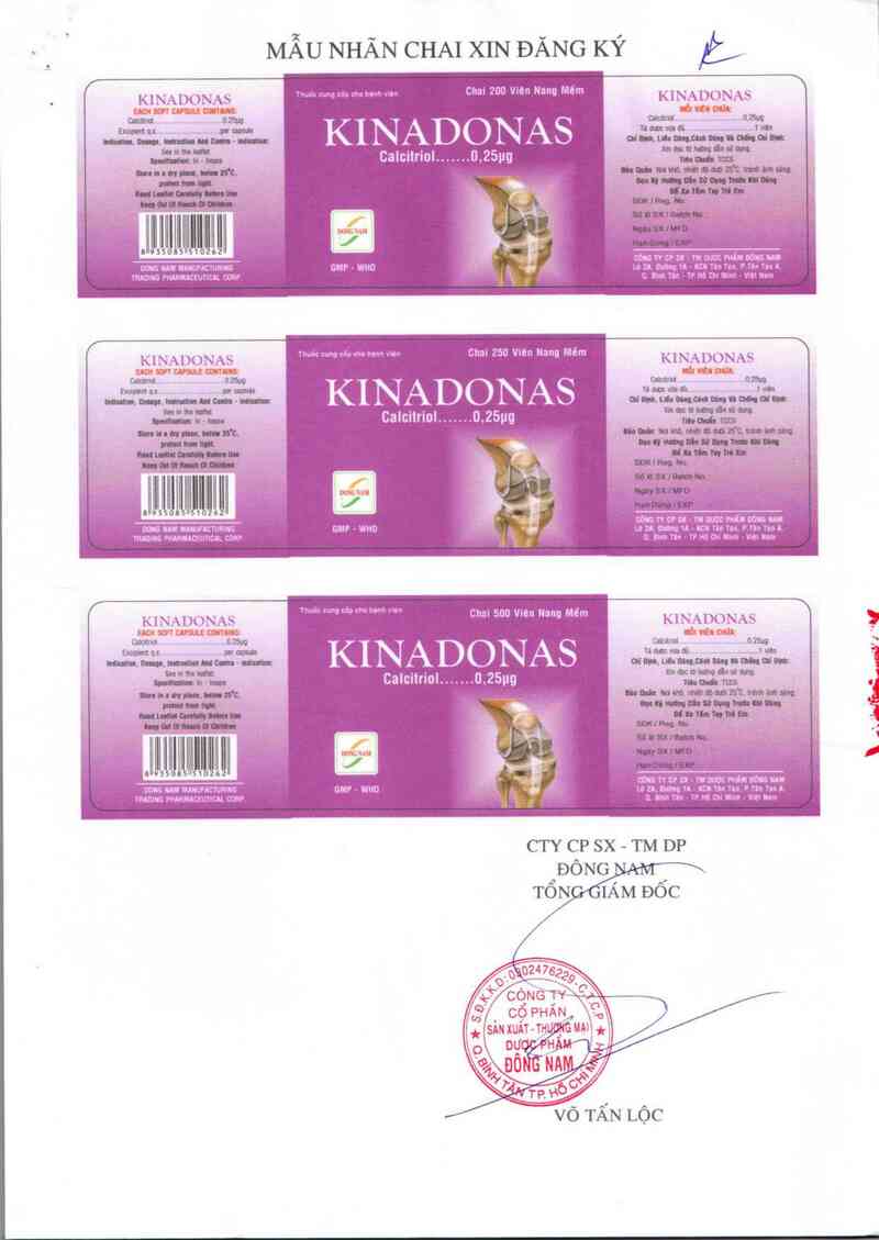 thông tin, cách dùng, giá thuốc Kinadonas - ảnh 4