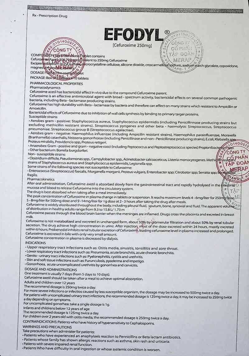 thông tin, cách dùng, giá thuốc Efodyl - ảnh 3