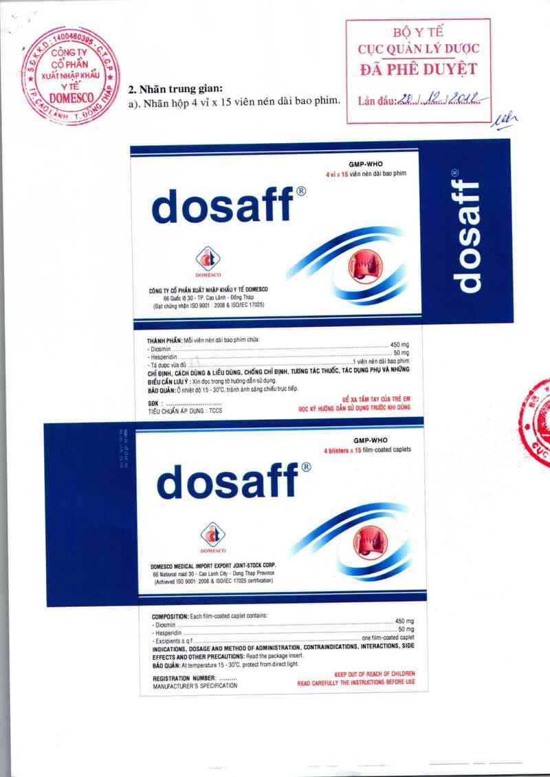 thông tin, cách dùng, giá thuốc Dosaff - ảnh 0