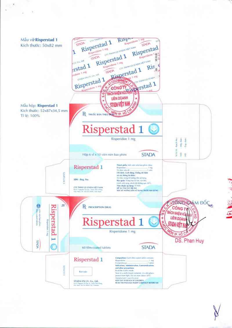 thông tin, cách dùng, giá thuốc Risperstad 1 - ảnh 2