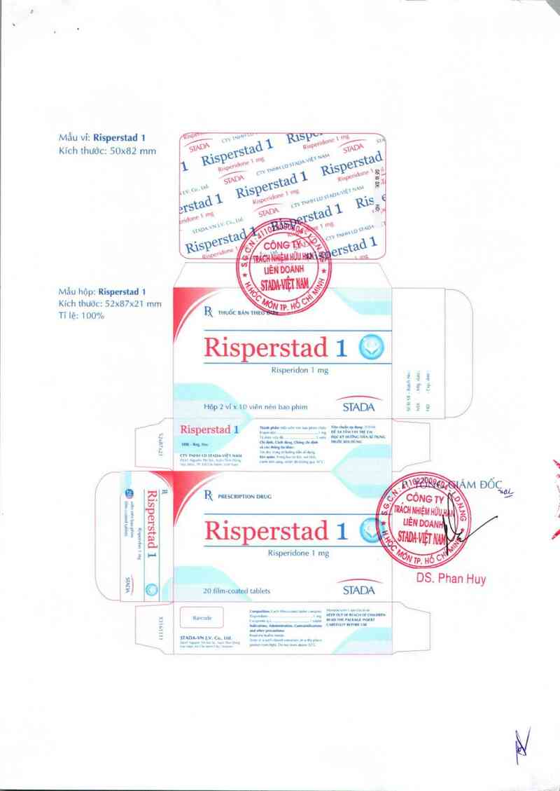 thông tin, cách dùng, giá thuốc Risperstad 1 - ảnh 4