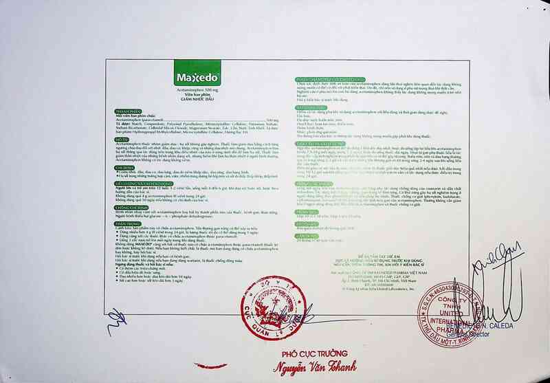 thông tin, cách dùng, giá thuốc Maxedo - ảnh 3
