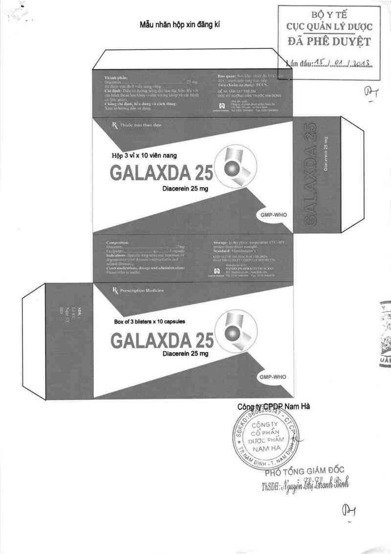 thông tin, cách dùng, giá thuốc Galaxda 25 - ảnh 0