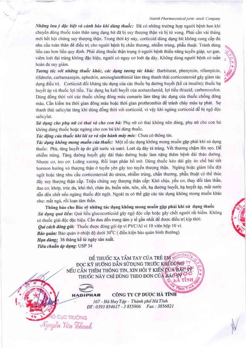 thông tin, cách dùng, giá thuốc Triamgol - ảnh 2