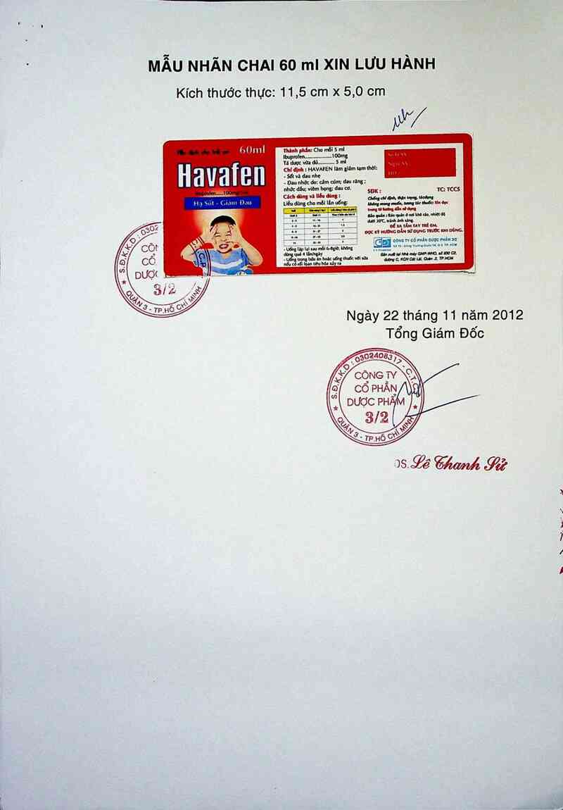 thông tin, cách dùng, giá thuốc Havafen - ảnh 4