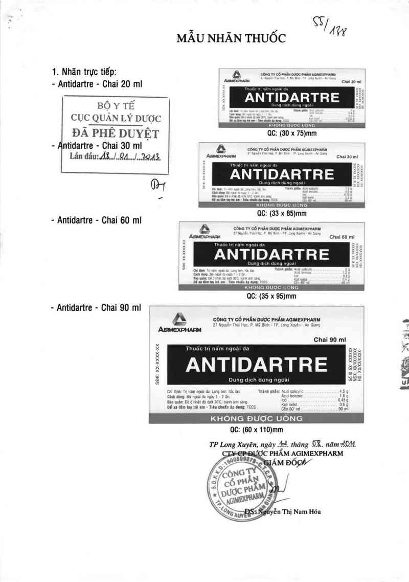 thông tin, cách dùng, giá thuốc Antidartre - ảnh 0