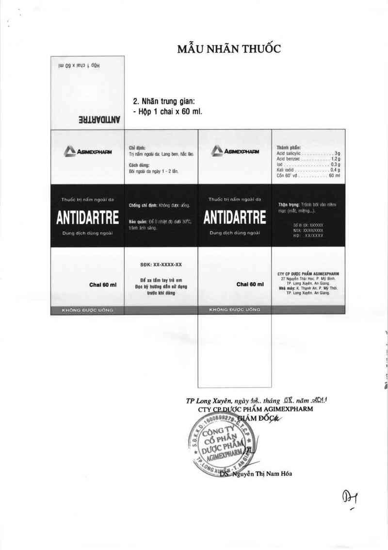 thông tin, cách dùng, giá thuốc Antidartre - ảnh 3