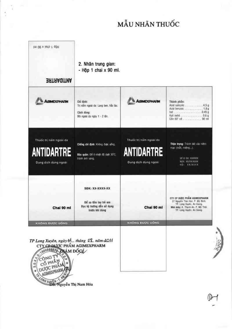 thông tin, cách dùng, giá thuốc Antidartre - ảnh 4