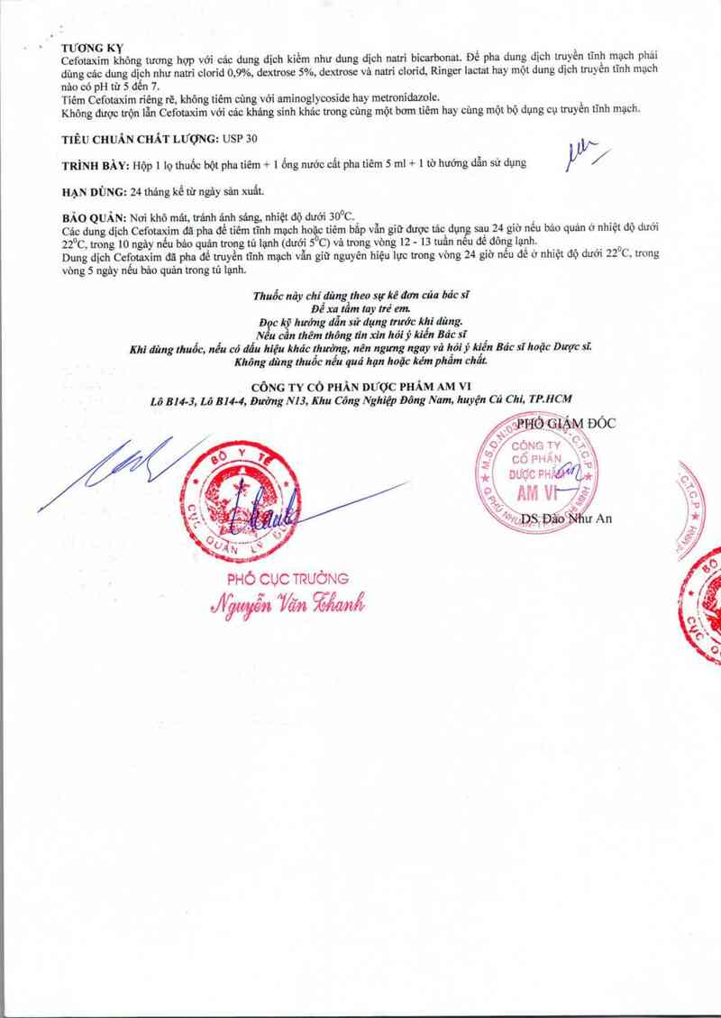 thông tin, cách dùng, giá thuốc Vifoxim - ảnh 3