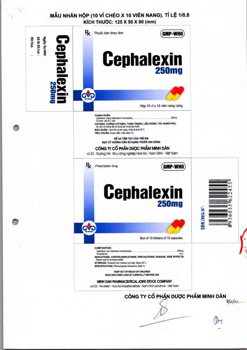 thông tin, cách dùng, giá thuốc Cephalexin 250mg - ảnh 1