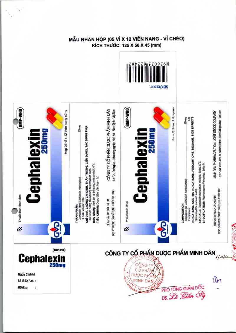 thông tin, cách dùng, giá thuốc Cephalexin 250mg - ảnh 2