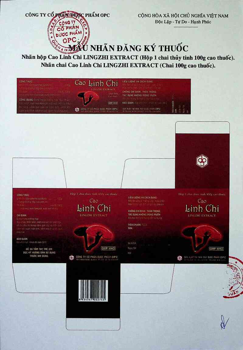 thông tin, cách dùng, giá thuốc Cao linh chi Lingzhi - ảnh 2