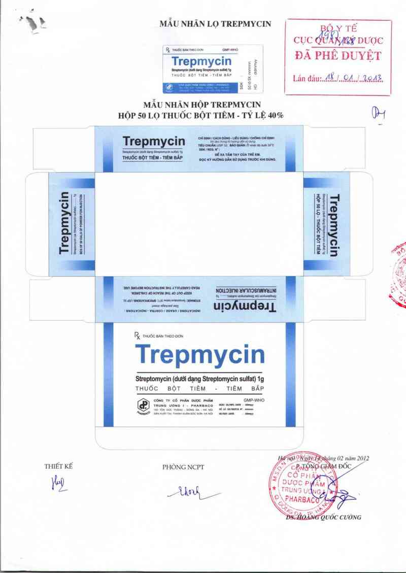 thông tin, cách dùng, giá thuốc Trepmycin - ảnh 0
