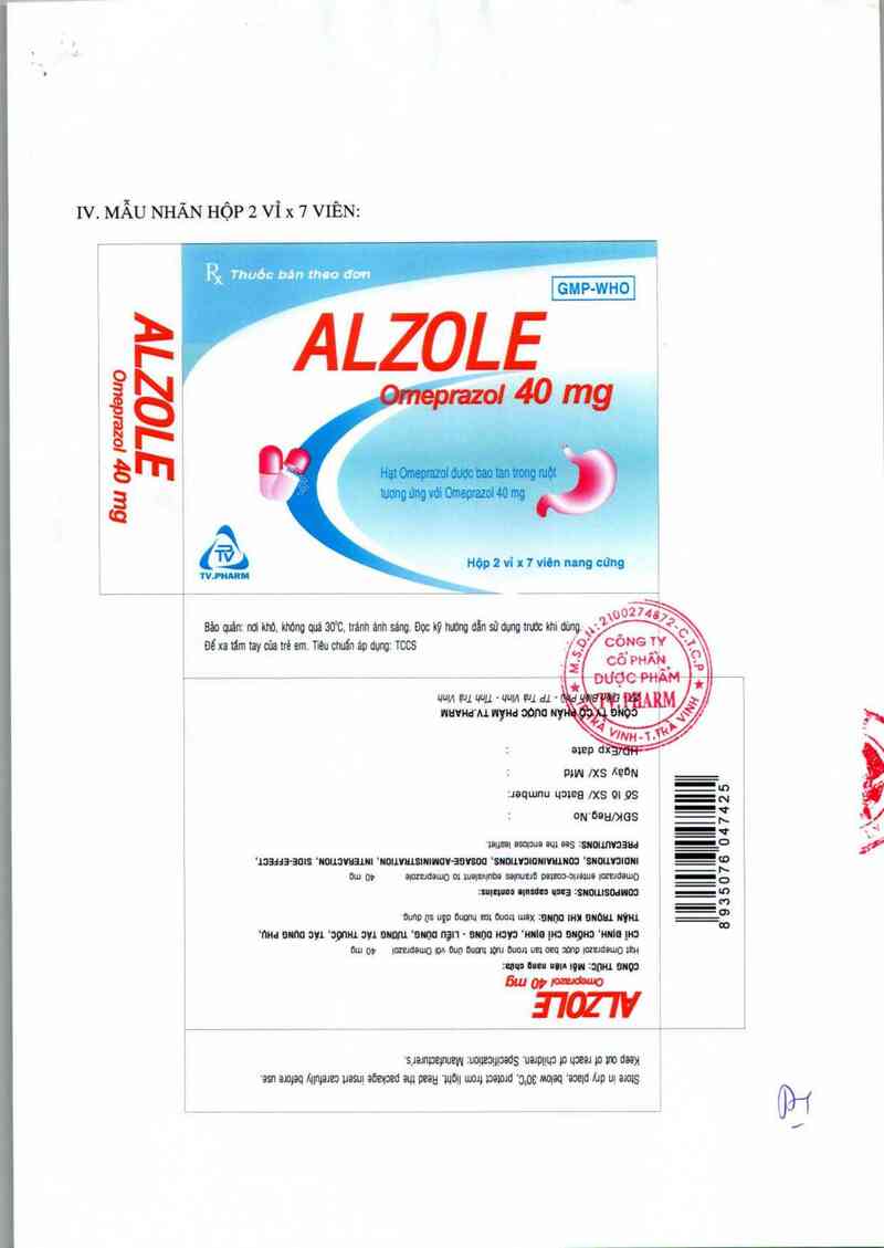 thông tin, cách dùng, giá thuốc Alzole - ảnh 3